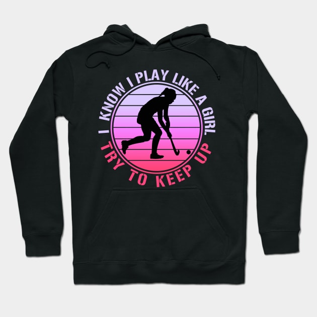 Hockey Girl Hoodie by RichyTor